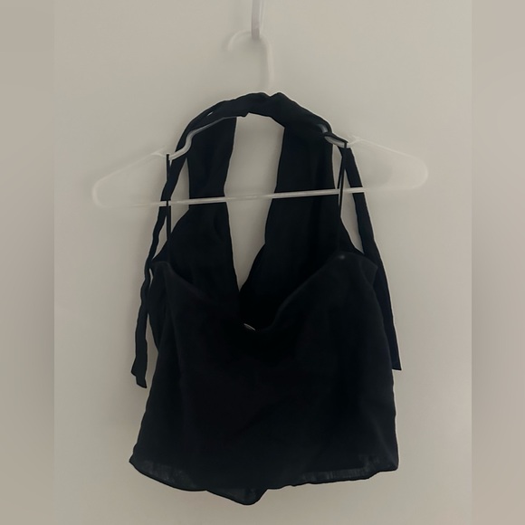 Aritzia Wilfred Martini Linen halter top - Picture 3 of 4